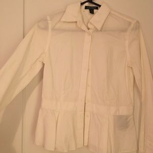 Ralph Lauren white blouse